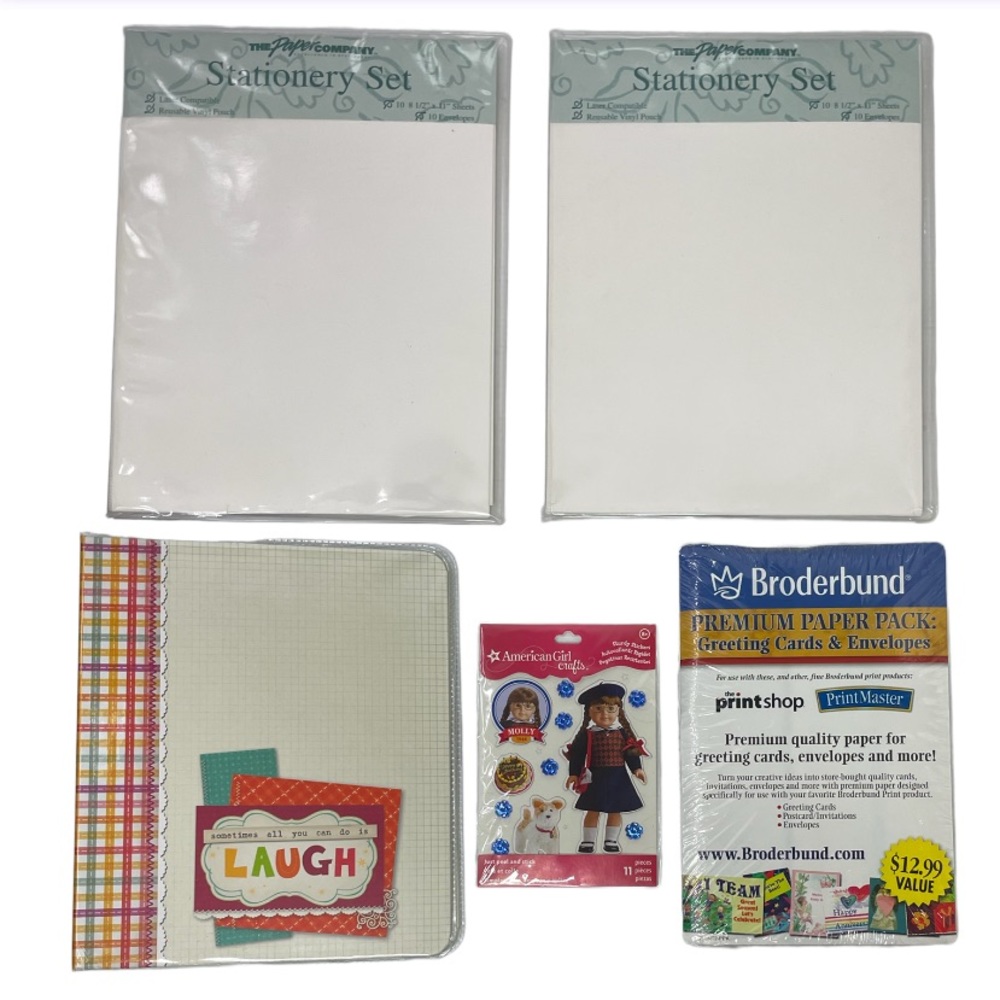 Scrapbook Stationary American Girl Doll Stickers Card Making Crafts Set Bundle